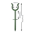 thumbnail image 2 of Garden Hose Guide Stakes Set of 40 - Heavy Duty 3/4” Hose Holder Spike for Lawn & Plant Saver, Yard Soaker Support, Durable Kink-Free Watering (Fit 3/4”Hoses), 2 of 8