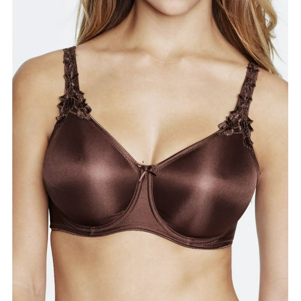 Women's Dominique 7000 Mystique Everyday Seamless Minimizer Bra (Chocolate  32F) 