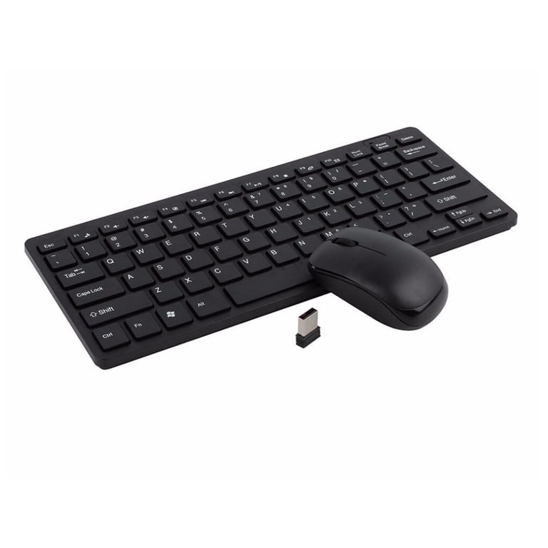 Wireless Mouse And Keyboard AxGear Compact Slim 2.4G Wireless Keyboard ...