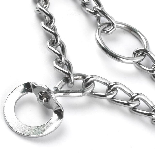 Adjustable Metal Big Dog Stimulation Chain Collar Ultra Plus Prong Pinch Training Collar Pet Necklace