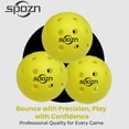 thumbnail image 2 of SPOZN 40 Trous Premium Pickleballs d'Extérieur - Taille Officielle, Norme USAPA, Lot de 12, 2 of 7