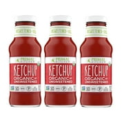 Organic And Unsweetened Ketchup Three Pack