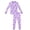 style 3, variant on NIPAXO Girls Pajamas Set Long Sleeve Cute Rabbit Bunny Print Casual Sleepwear with Pink Trim for Toddler Little Girls