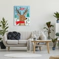 thumbnail image 2 of Stupell Industries Red Holly Reindeer Winter Forest Joy Typography Animals & Insects Painting Gallery Wrapped Canvas Print Wall Art, 30 x 40, 2 of 6