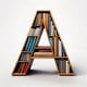 thumbnail image 4 of Adornos de árbol de Navidad con forma de libro, colgante de estantería con forma de letra, adorno de bibliotecario para amantes de los libros, adorno de acrílico para Navidad, regalo para amantes de l, 4 of 7