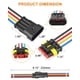 thumbnail image 3 of Conjunto de cables NAOEVO con conectores 16 AWG impermeables de 4 pines, 3 of 7