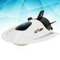 thumbnail image 3 of Mini barco submarino con radiocontrol, juguete acuático genial (blanco), 3 of 7