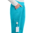 thumbnail image 3 of Cherokee Workwear Revolution Women's Scrubs Pant Mid Rise Straight Leg Pull-On WW110, 3 of 9