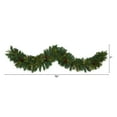 thumbnail image 3 of Nearly Natural 6’ x 7" Pre-Lit Mixed Pine Artificial Christmas Garland, Clear LED Lights, 3 of 6