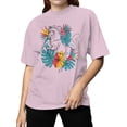 thumbnail image 2 of Floral Horse Wall Art Print Women's T-shirt, 2 of 3