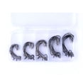 thumbnail image 3 of stanreset 51PCS Fishing Hooks Metal Worm Senko Bait Jig Offset Hooks Plastic Box Set Fishing Accessory, 3 of 8