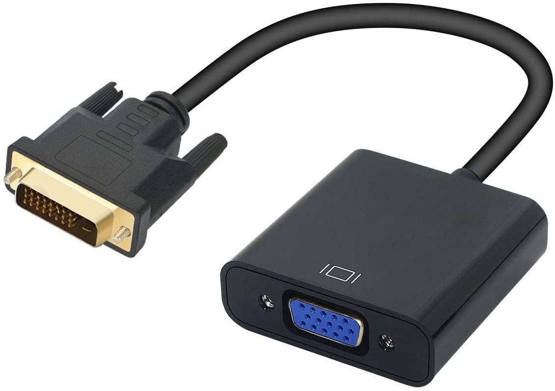 Lot Premium Active DVI 24+5 Male to VGA Male PC Monitor Cable Adapter Converter