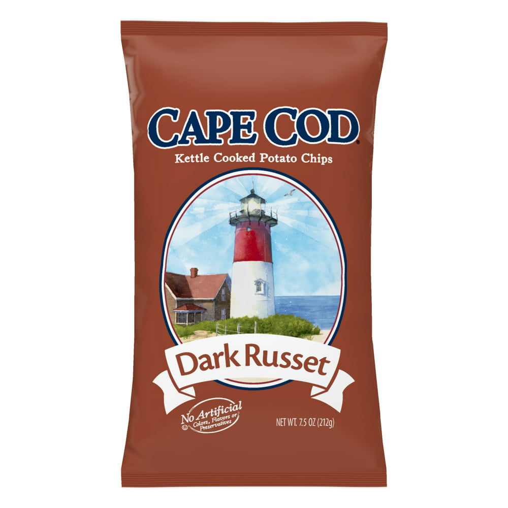 Cape Cod Potato Chips, Russet Kettle Cooked Chips, 7.5 Oz - Walmart.com