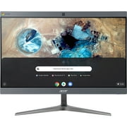 Acer Chromebase 24 CA24V2 23.8" Touchscreen All-in-One Computer - Intel Core i7-8650U - 4GB - 128GB SSD - Intel UHD Graphics 620 - Chrome OS - Gray