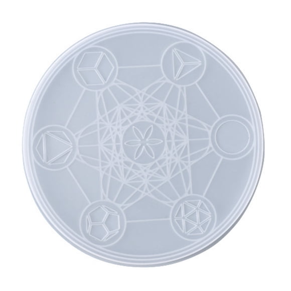 Techinal Cristal Résine Époxy Moule Tarot Astrologie Astrolabe Plateau Ornements Silicone Moule Bricolage Artisanat Décoration Faisant Outil