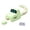 Green, variant on Rdausd Remote Control Snake Toy 4.92 inch Head Unit, White and Gray Robot Style Snake Head with Segmented Tail Blocks and Controller, Indoor Family Games Interactive Robot Play