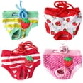 thumbnail image 3 of Opolski Female Pet Dog Puppy Diaper Pants Physiological Sanitary Short Panty Nappy Underwear M/L/XL, 3 of 7