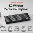 thumbnail image 2 of Teclado Mecánico Inalámbrico Bluetooth Keychron K2 75%, 2 of 7