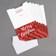 thumbnail image 4 of Current Deluxe Red Foil Merry Christmas Money or Gift Card Holders - Set of 6, Envelopes Included, 3 5/8 x 7", Holiday, Stocking Stuffers, 4 of 4