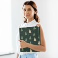 thumbnail image 6 of FORMRS 3 Ring Binder with Pockets 1.5" D-Rings Clip Board 200 Sheets Capacity, Beige Christmas Trees, 6 of 8