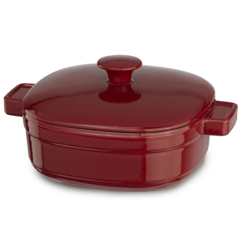 KitchenAid KCLI30CRER Streamline Empire Red Cast Iron 3Quart Casserole