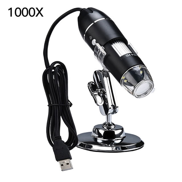 Microscopio USB digital 8 LED Cámara de endoscopio ajustable Lupa estéreo electrónica 1000X sidaley EL4972-02B