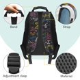 thumbnail image 5 of Yspwyqan Backpack Set for Teens, Musical Capybara Girls Lunchbox Set 4Pcs, Trendy Large Capacity Boys Backpack Set Fits 13 Inch Laptop for High School Hiking, 5 of 7