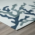 thumbnail image 4 of Addison Beaches Coastal Coral Shells Navy Area Rug, 4 of 8