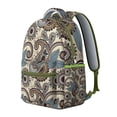 thumbnail image 2 of Paisley Gift Backpack - Durable Waterproof Bookbag for Women & Men, Stylish School & College Backpack, Trendy Paisley Print Design for Everyday, 2 of 6