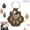 Brown*1PCS, variant on Dog Fur Storage Keychain, Cute Leather Paw Keychain Pet Hair Keepsake Keyring, Cat Paw Shaped Keychain, Pet Memorial Gifts for Bag Purse Paw Charm Key Holder