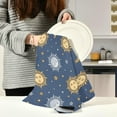 thumbnail image 6 of SKYSONIC 1 Pack Bohemian Sun Star Kitchen Towels Soft Absorbent Dish Towels Reusable Tea Towels Set 28 x 18 Inch, 6 of 7