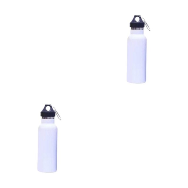 Toystoory Tapa a prueba de fugas con múltiples opciones de color para actividades al aire libre con taza elegante blanco 500ml 2Conjunto