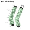 thumbnail image 5 of Haiem Dinosaurs on Roller Skater Socks, Funny Novelty Crazy Design Cotton Socks Sports Socks Knee High Socks For Men, Women,1Pairs - Gift For Working Friends, 5 of 9