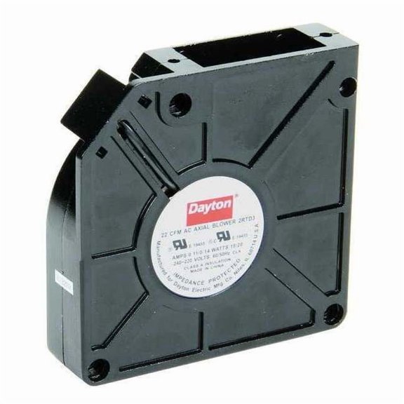 Dayton Axial Fan,Square,3-1/8" H,31 CFM 2RTD3
