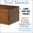 thumbnail image 5 of The Lexington 60" Pine Wood Mantel Shelf Russet Finish, 5 of 5