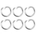thumbnail image 1 of 500-Piece Open Jump Rings for Jewelry Making, 4mm, Silver, 1 of 8