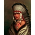thumbnail image 2 of Charles Bird King 12x14 Gold Ornate Wood Frame and Double Matted Museum Art Print Titled - Petalesharro (Generous Chief), Pawnee, 2 of 4