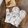 thumbnail image 5 of Cute Oven Mitts,Bull Terriers and Hearts Oven Mitt 2-Pack Set,Kitchen Gloves for Oven,Heat Resistant Oven Mitts 7.7"x12", 5 of 7