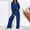 12-Lounge Sets-Blue, variant on SELONE Womens Lounge Sets 2 Piece Outfits Long Sleeve Pullover Tops Long Wide Leg Pants Crew Neck Casual Polyester Baggy Fit Fashion Suits Solid Sweat Suits Streetwear Fall Wintern Clothes Army Green
