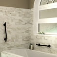 thumbnail image 2 of Keeney 2022-16VB Wave Designer Grab Bar, Oil Rubbed Bronze, 16 inch, 2 of 10