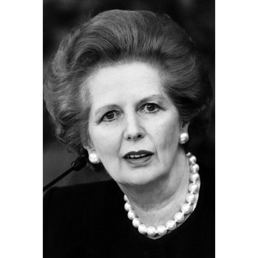 Margaret Thatcher 24X36 Poster Conservative Icon - Walmart.com ...