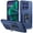 Dark Blue, variant on For Moto G Stylus 5G 2026/2025 Tough Hybrid With Ring Stand Case - Purple