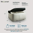 thumbnail image 3 of LifeSmart 4-Person 13-Jet Plug & Play Square Hot Tub with Thermal Cover, Sand, 3 of 12