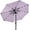 Lavender, variant on QRKD 7.5ft Outdoor Solar Market Table Patio Umbrella for Deck, Pool w/Tilt, Crank, LED Lights - Yellow