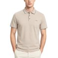 thumbnail image 5 of Liweisiy Short Sleeve Shirts For Mens Lapel Collar Embroidery Breathable Lightweight Tees Daily Golf Sports Shirts Khaki 3XL, 5 of 7