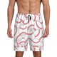 thumbnail image 1 of Balery Baseballs Pantalones cortos de pijama de punto de algodón para hombre con cinturilla y bolsillos-Medium, 1 of 6