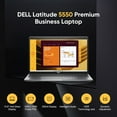 thumbnail image 2 of DELL Latitude 5550 15.6" FHD Business AI Laptop, Intel Ultra 7 155U(12-Core, up to 4.8 GHz), 32GB DDR5 RAM, 1TB SSD, WiFi 6, Bluetooth, Backlit Keyboard, Fingerprint Reader, Windows 11 Pro, 2 of 5