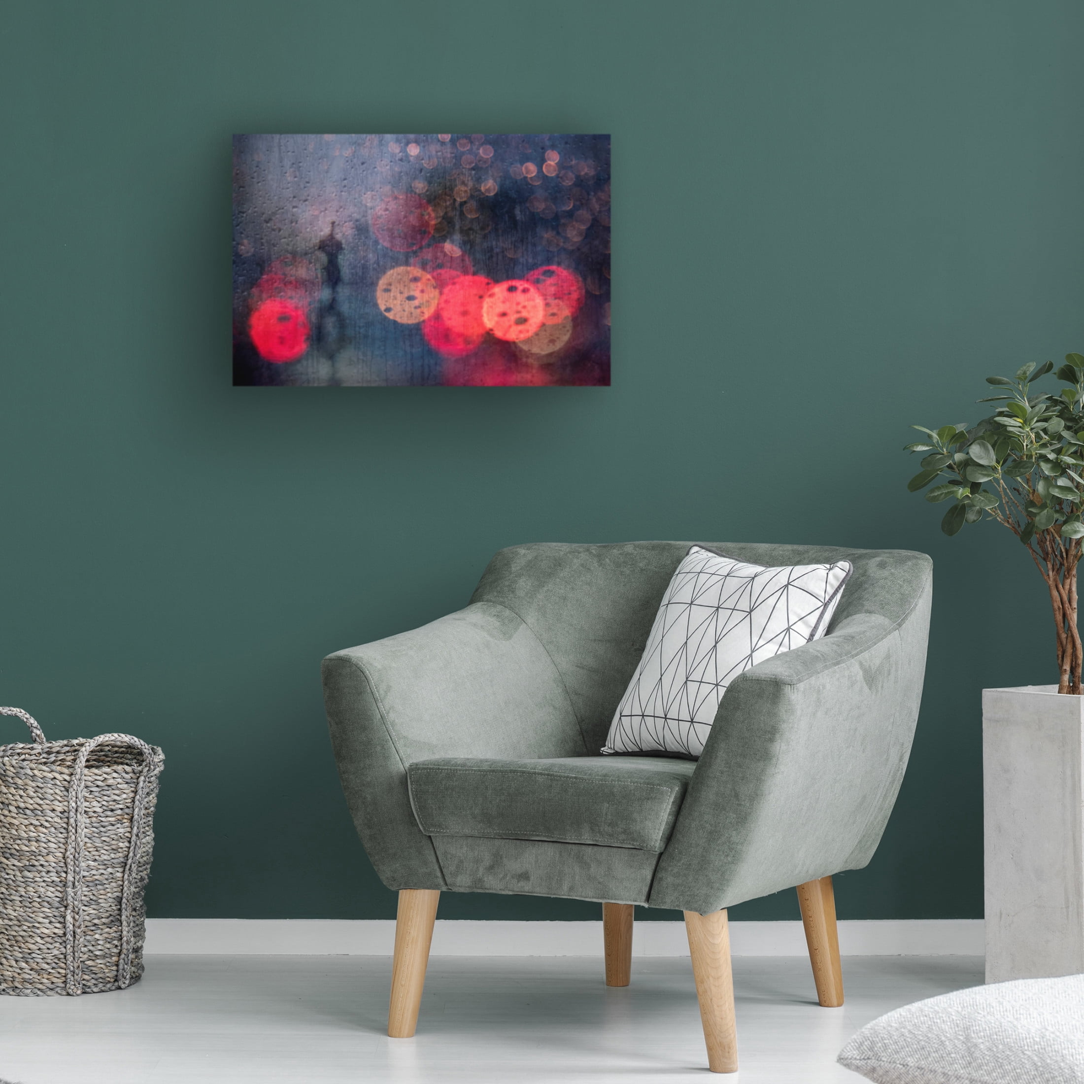 Canvas Wall Art - Ekkachai Khemkum 'Somewhere Down The Road' Wall Art for Living Room, Bedroom, or Office Décor by Trademark Fine Art - 32 x 22 Inches