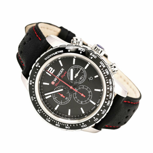 Wenger Men's 01.0853.105 Roadster Black Night Black Dial Black
