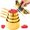 Gold, variant on 13 count Stainless Steel Measuring Cups and Spoons Set, 8 Double-Sided Measuring Spoons Set & 4 Metal Measuring Cups & 1 Leveler for Kitchen Dry & Liquid Cooking Baking